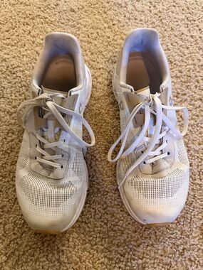 On Running Cream/White Women's Running Shoes